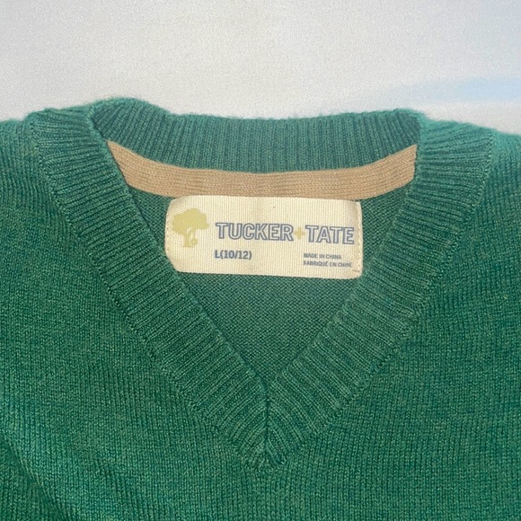 Tucker + Tate V-neck Sweater, Boys L 10/11 - Picture 4 of 4